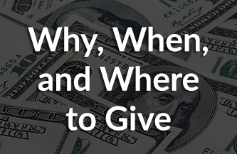Why, When, and Where to Give