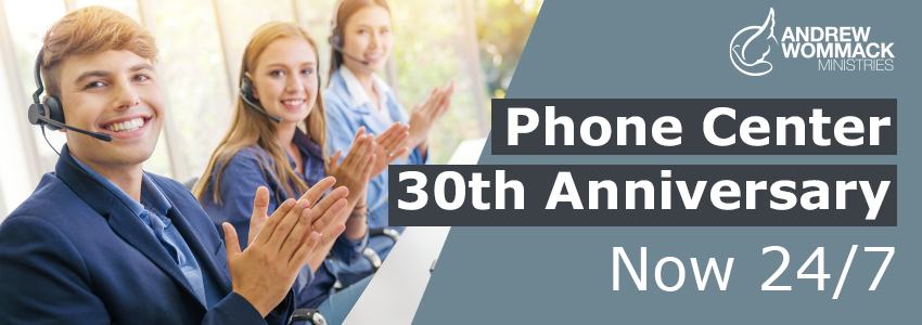 Andrew Wommack Ministries 30th anniversary of the phone center