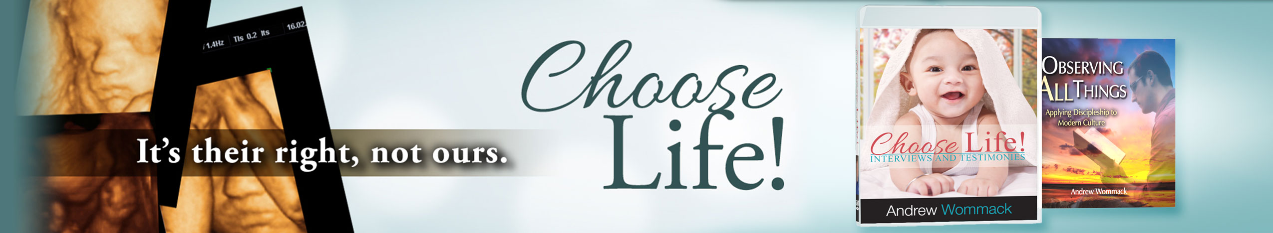 Choose Life Products Banner
