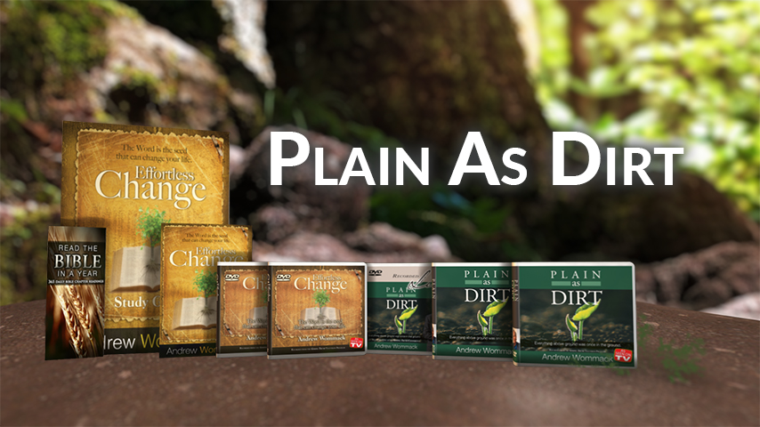 Plain As Dirt products banner