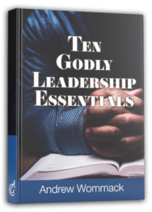 book cover with shadow ten godly leadership essentials