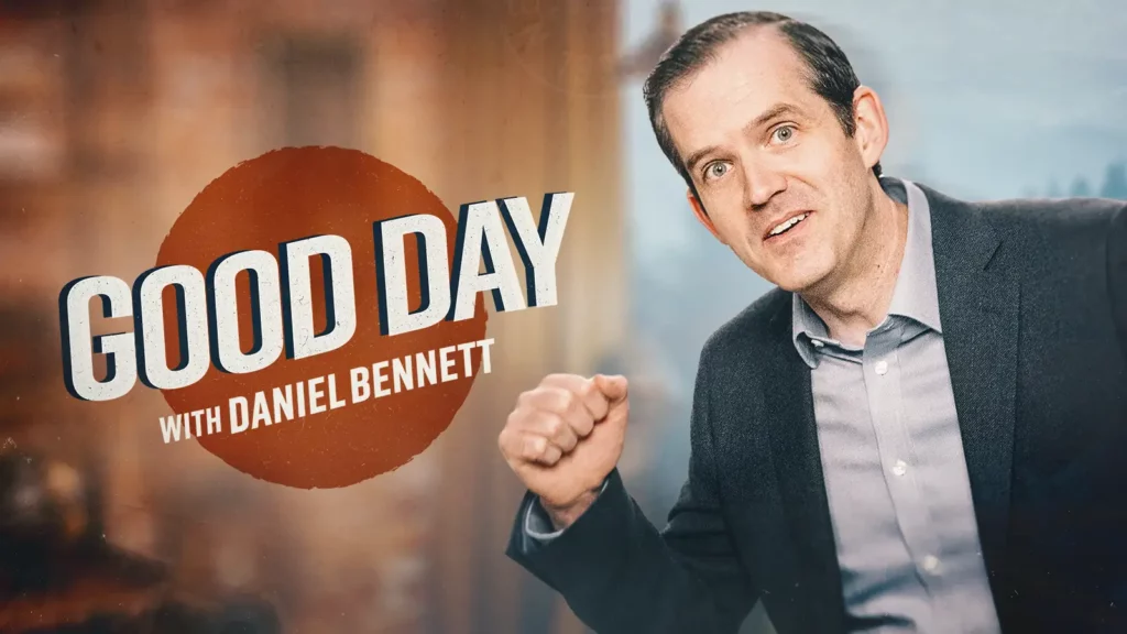 In "Good Day", Daniel Bennett demonstrates how, even when things are going wrong in your day-to-day life and the world seems crazy, you can still choose to have a good day because God is good! Through practical tips, fun challenges and games, reactions to current videos, and lighthearted conversations, this program is going to inspire you to stay positive in a negative world – today is going to be a good day!